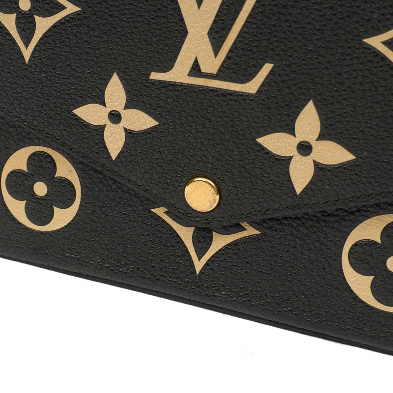 Louis Vuitton Bandolera Felicie Pochette en piel color negro