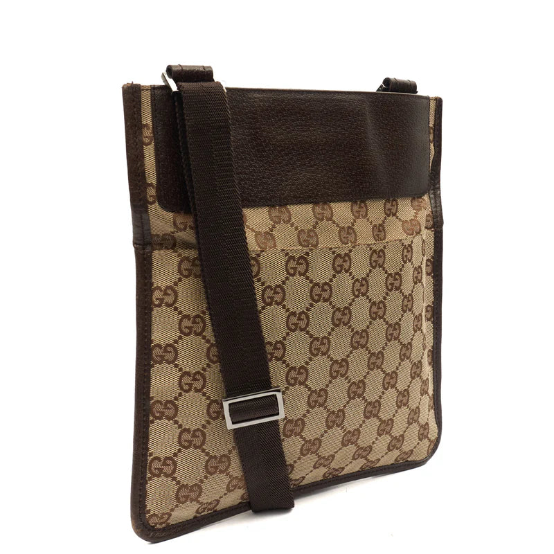 Gucci Bandolera GG Messenger - Small en lona GG Supreme