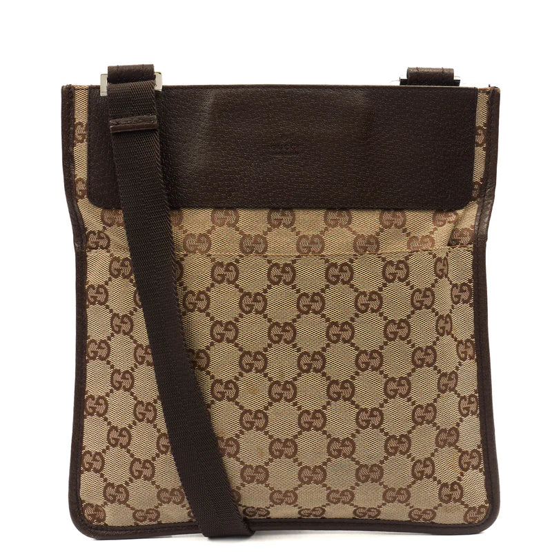 Gucci Bandolera GG Messenger - Small en lona GG Supreme