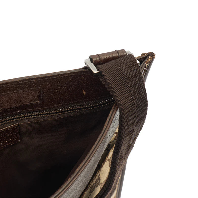 Gucci Bandolera GG Messenger - Small en lona GG Supreme