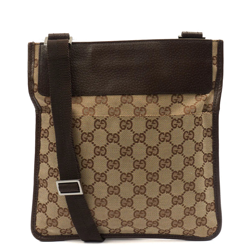 Gucci Bandolera GG Messenger - Small en lona GG Supreme